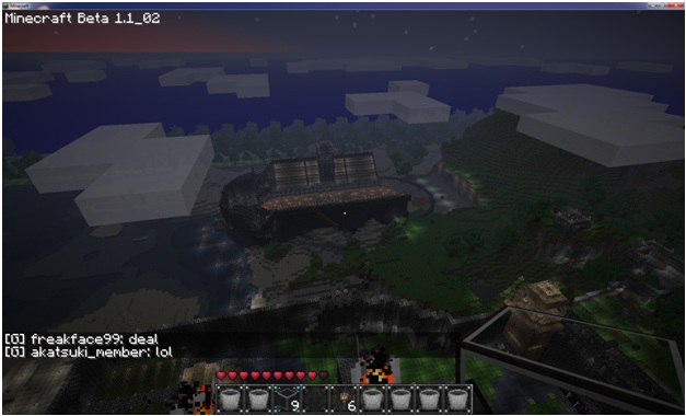 The Arena as seen from atop Kurachi Tower