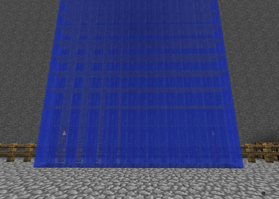 This is on all 4 sides and at the top there are pistons so you can turn on/off the water.