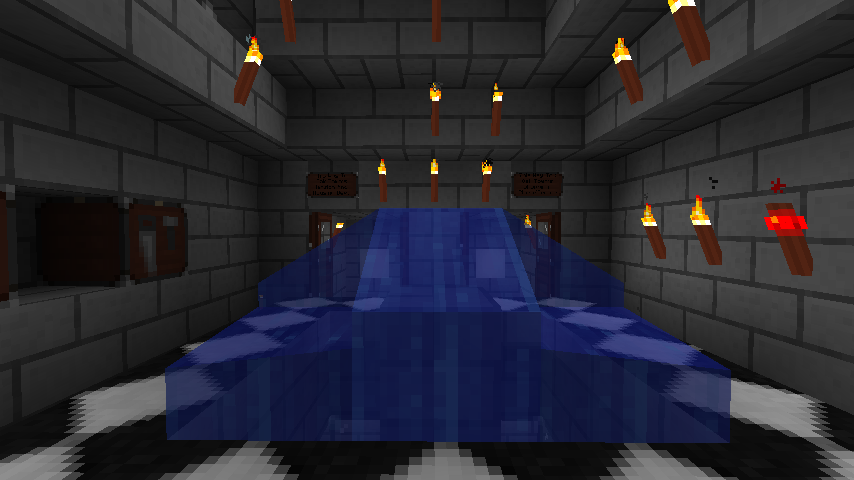 The Fountain, And Two Doorways, One Leading To The Housing Department, One Leading To Oak Town's Shopping Plaza