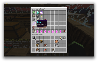 proof of the bow's enchantment.