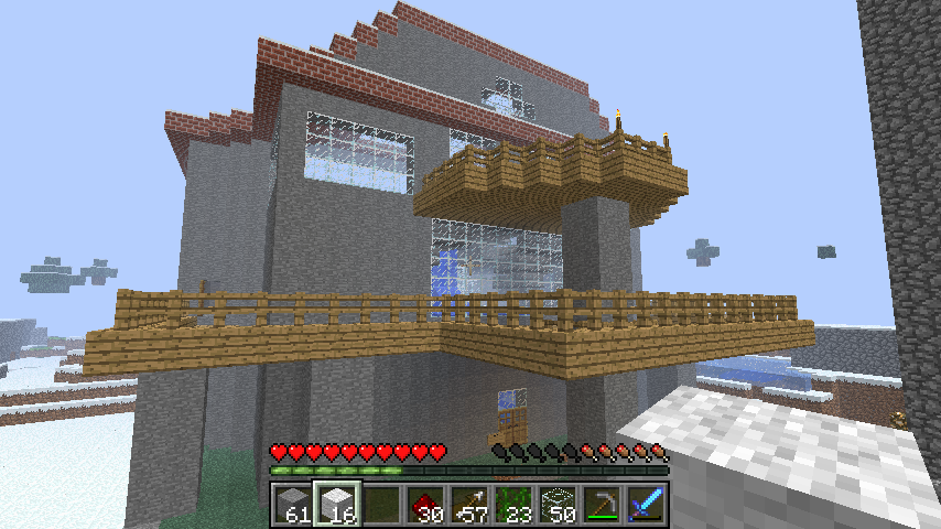 My Mansion... Inside needs some decor but other than that it is finished...