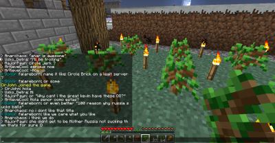 Falareborn openly swearing. No mod or minimod objects.