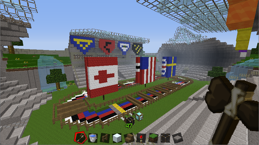 An inside look of the Stadium