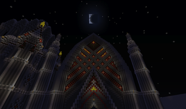 Cathedral at night
