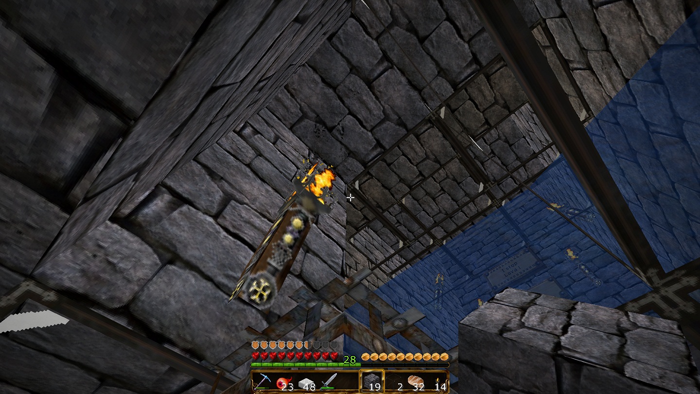 This is about where you should be standing for the cave spider trap. It is important that you stand here.