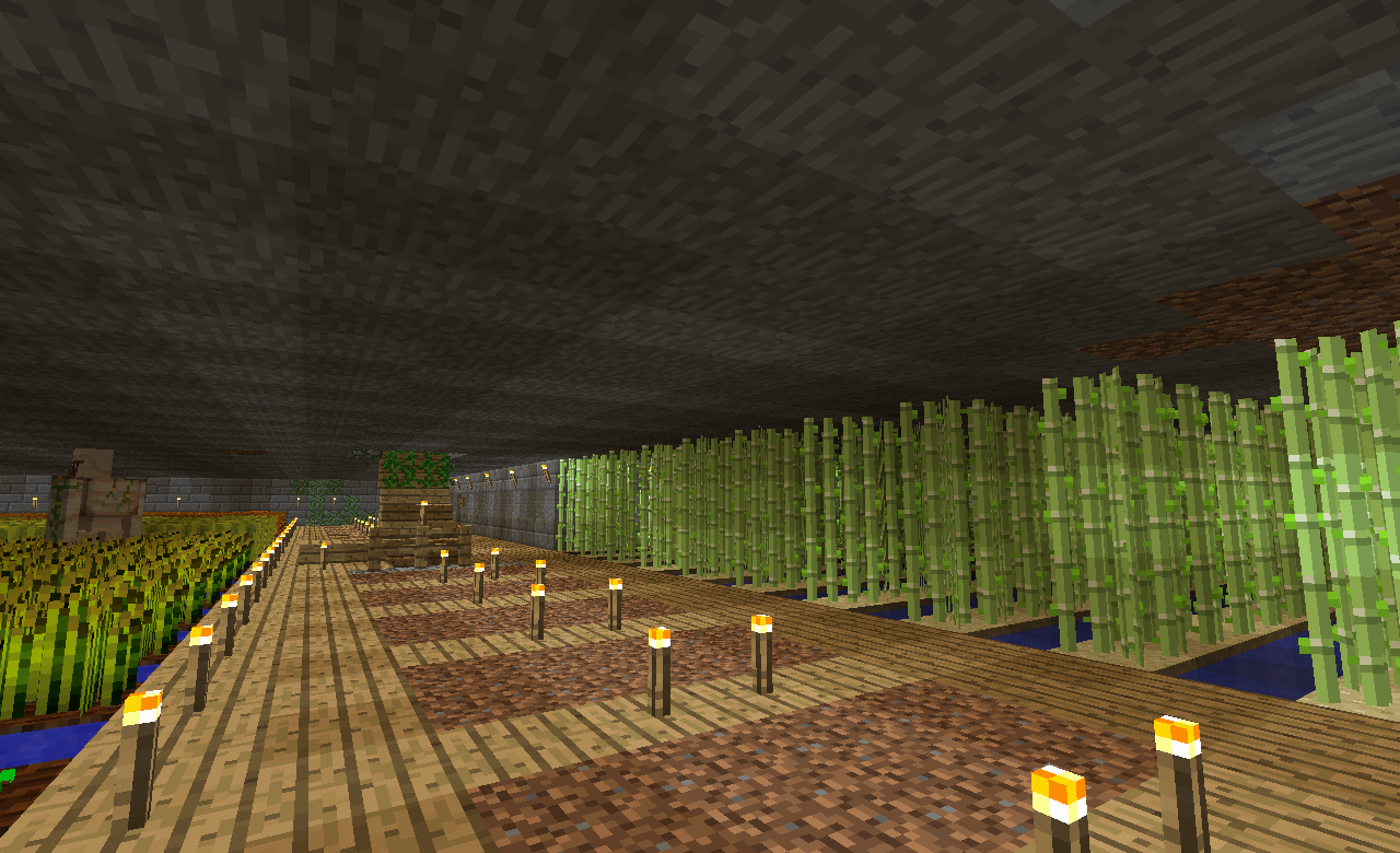 The Sugarcane with Storage rooms behind.