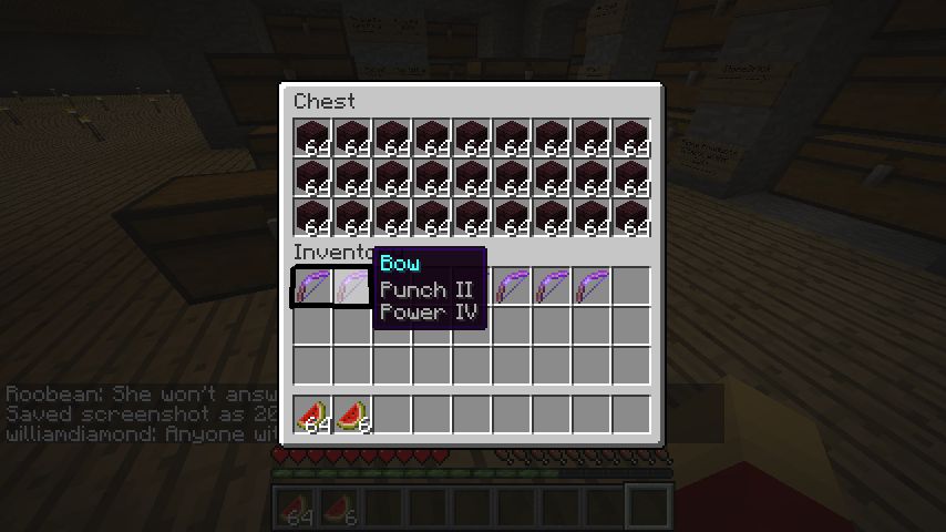 Power 4 punch 2+ netherbrick.