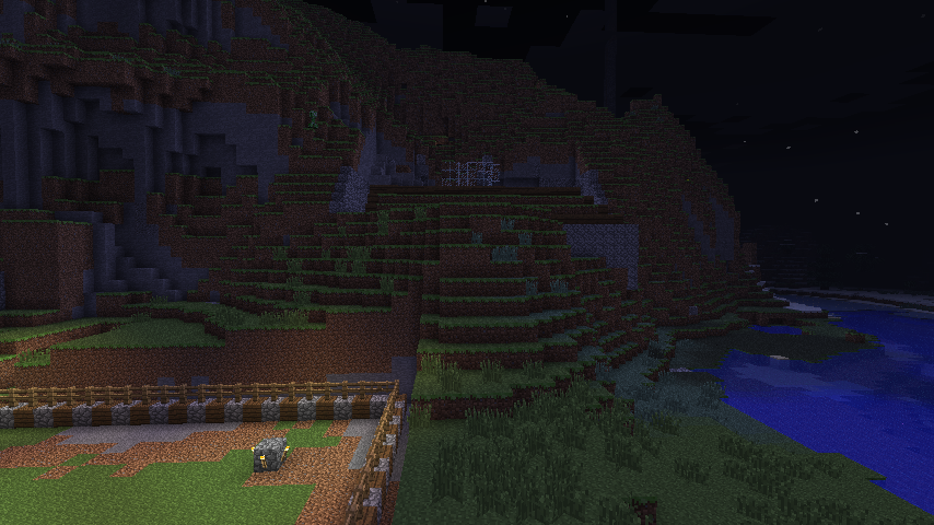 This Is The Plot of Land.... Notice The HillSide in the back that is the Job Place!