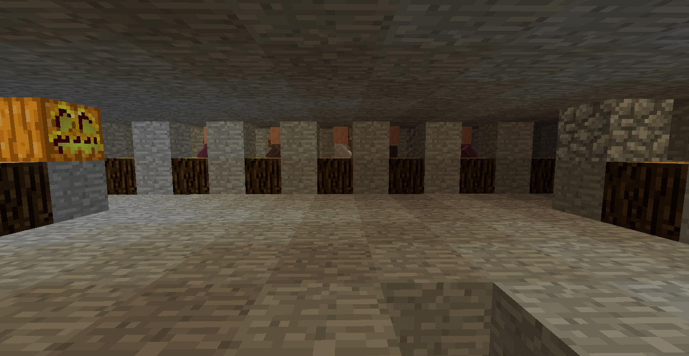 One of the two villager farms