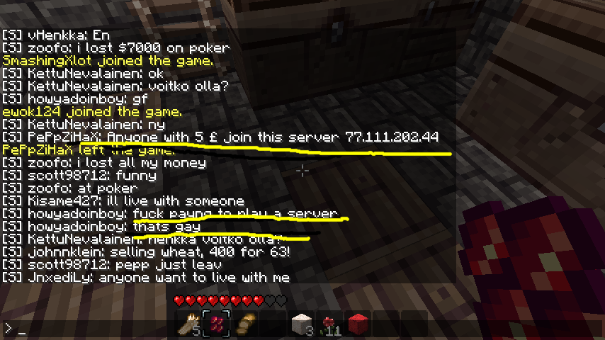 sone guy advertising and a cuser