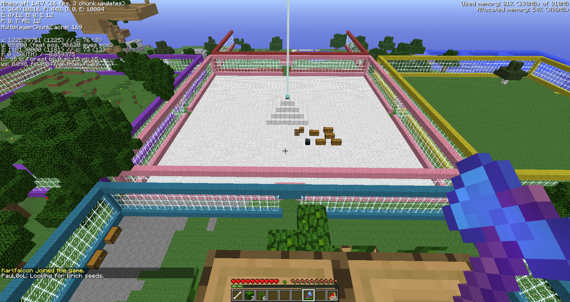 This would be the realms. All realms are equal in height and quite a good start of a city.