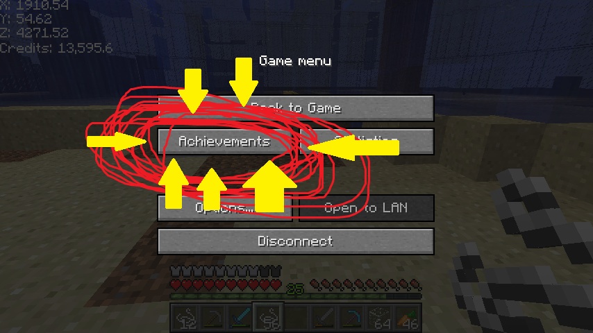 Please direct your attention to this button surrounded by arrows