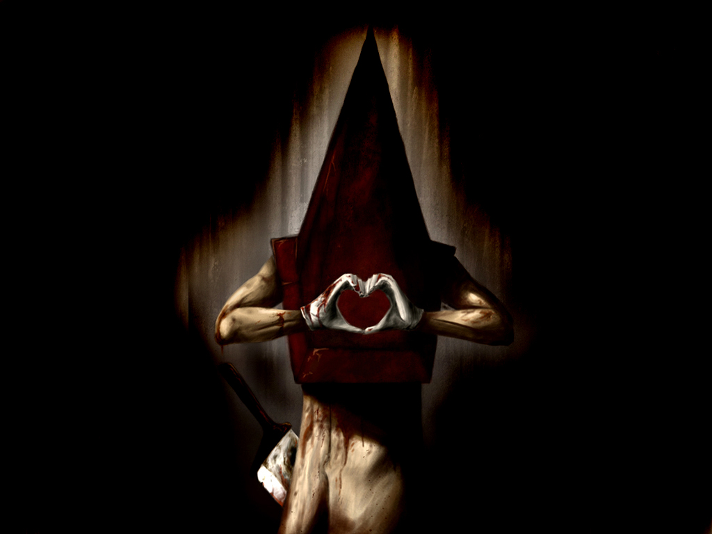 Pyramid Head in all of his demonic glory