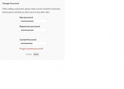 The evidence of my mojang account password change
