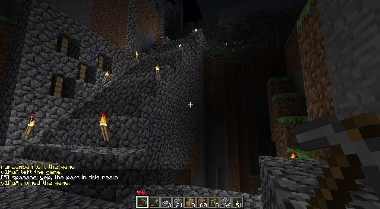 The main entrance road