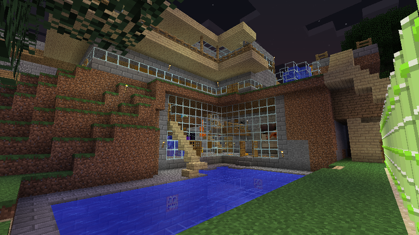 This is a picture of the first house I had made for myself.