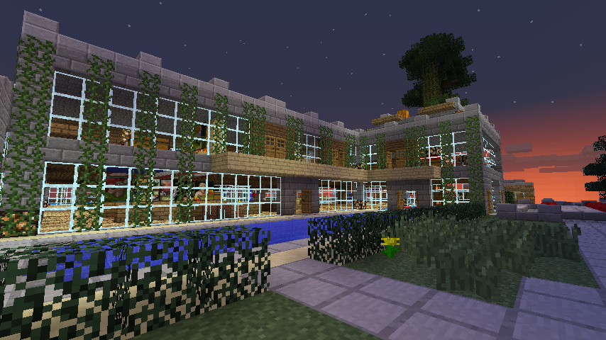 This is a picture of the town center