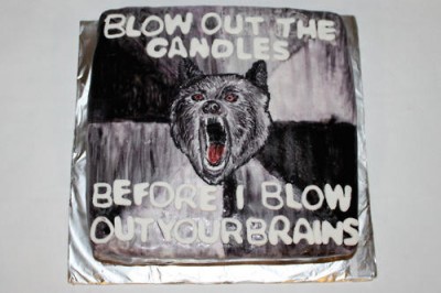 I thought this cake would bring joy to the bringer of justice.