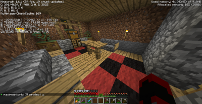 The basement of my old home, connecting to my waterfall base with the obsidian bunker, which was looted as well, not much, but a little. The main concern is the house on top, which was nearly completely emptied, and griefed.
