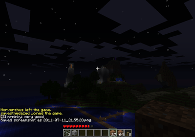 The Lighthouse on the left, and Liaguie Towers on the right! :D