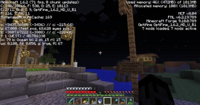 That -one- missing glowstone block on the rightmost pole. You can see the other three lamps for comparison.