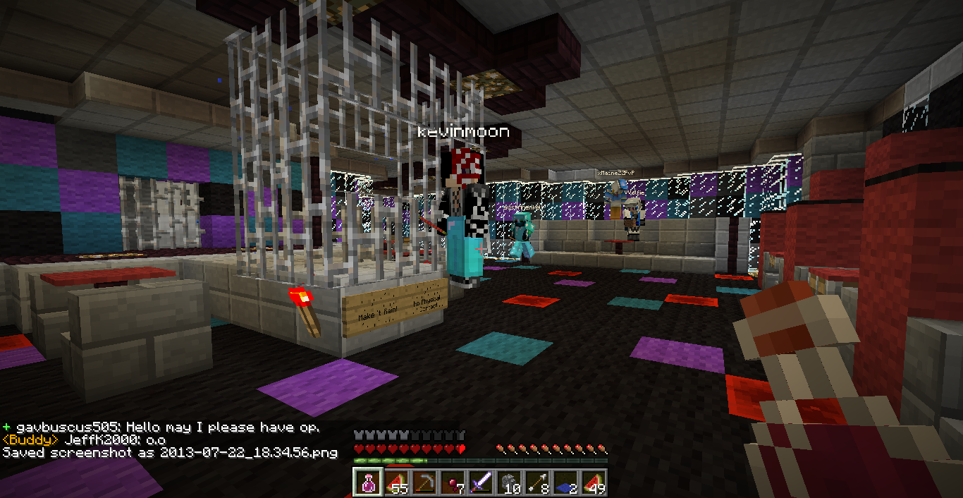 Kev getting his groove on