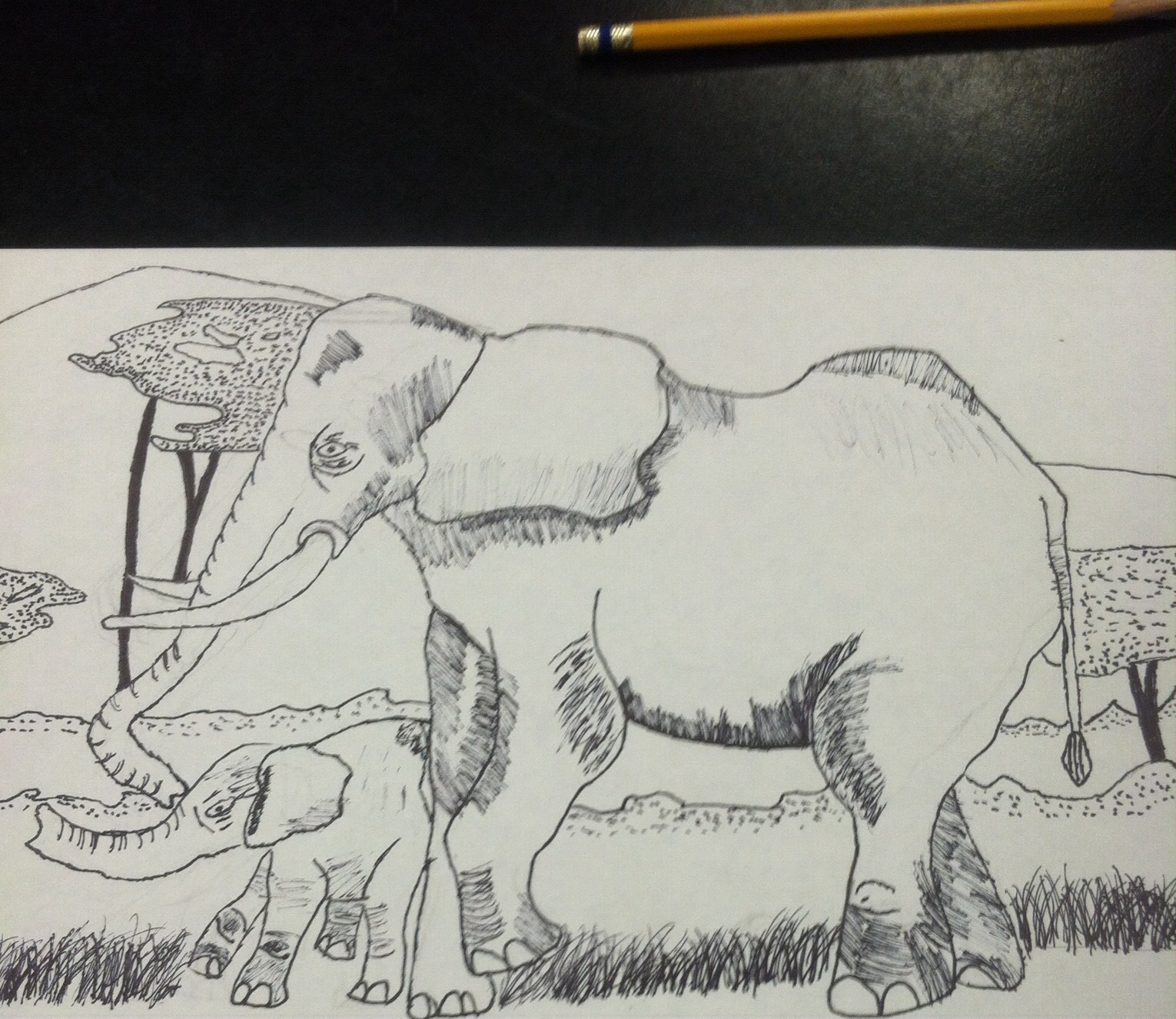 Yeah, I messed up on the baby...