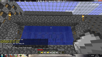 my waterfall i made switch to turn it of and on also got another one at other side :)