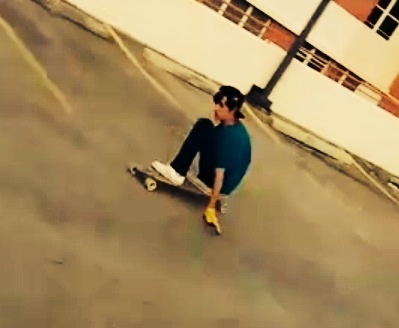 Being epic once again longboarding.